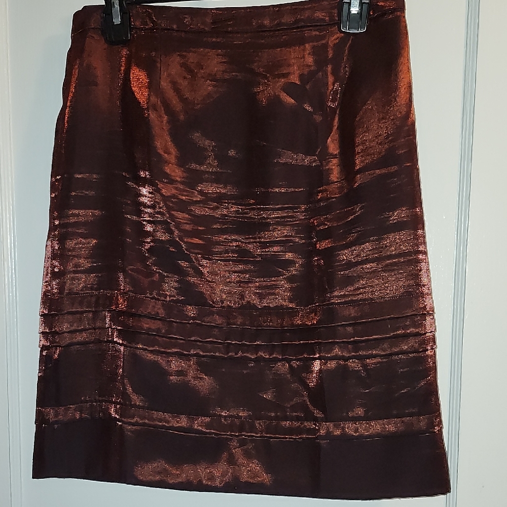 Vera Wang Brown Knee-Length Pencil Skirt for Cocktail